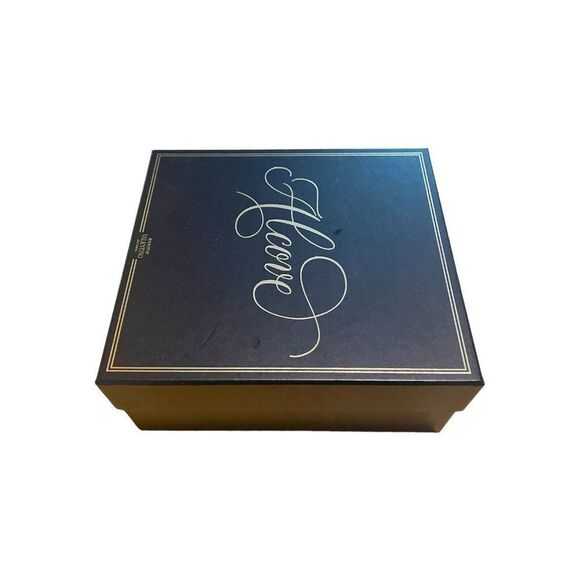 Valentino Alcove Empty Gift Shoe Box Tissue Paper Dust Bag Ribbon 10”x11”x4.5” - Picture 2 of 9